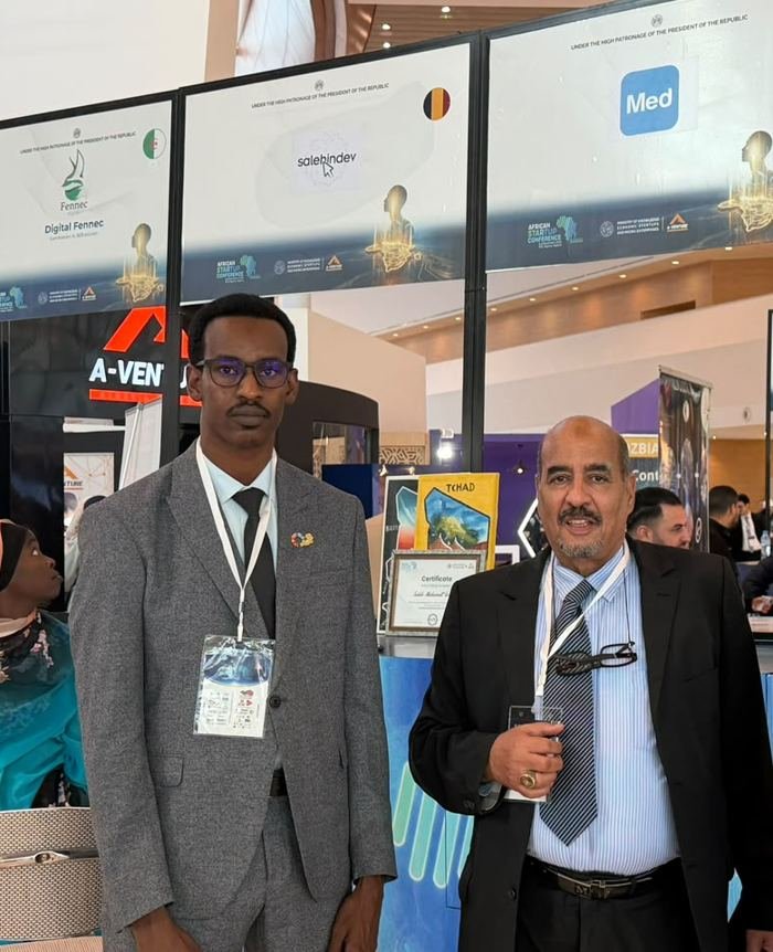 Saleh Mahamat Issaka, PDG de Locavel SARL, à l’African Startup Conference d’Alger