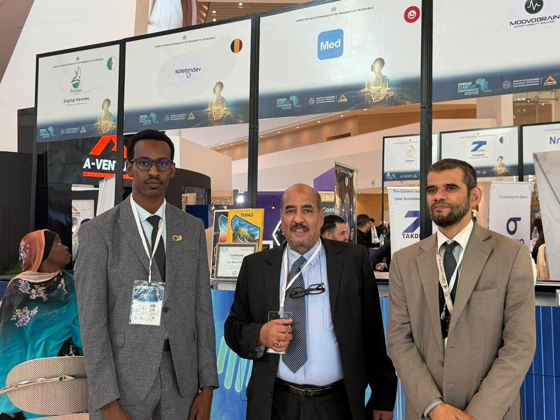 Représentation officielle du Tchad sur le stand.